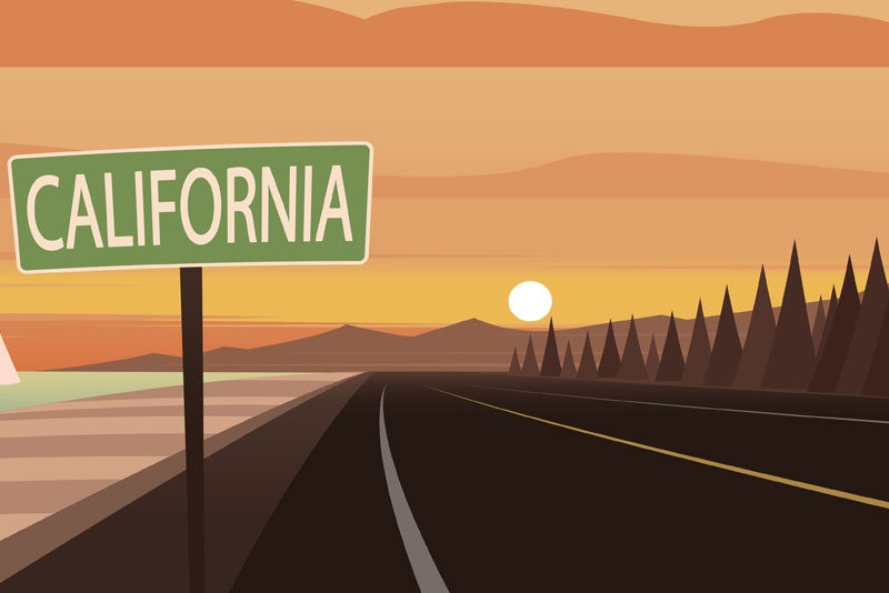 California Road Sign California Road Sign