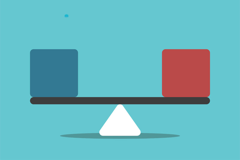 Blocks Balancing on a Scale Blocks Balancing on a Scale