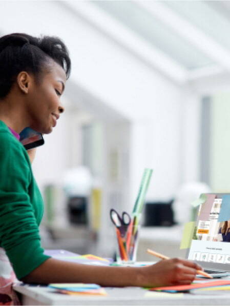 Woman Using Laptop Woman Using Laptop
